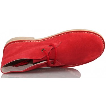 ARANCHA pisacacas safari unisex leather boot ROJO