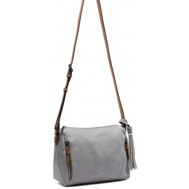 ABBACINO CROSSBODY BAG WITH TASSEL 80569 GRIS