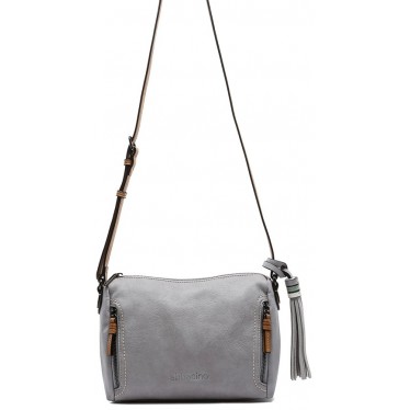ABBACINO CROSSBODY BAG WITH TASSEL 80569 GRIS