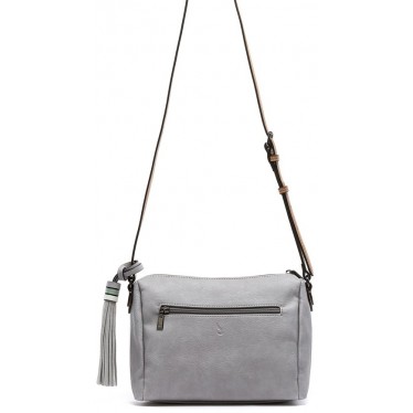 ABBACINO CROSSBODY BAG WITH TASSEL 80569 GRIS