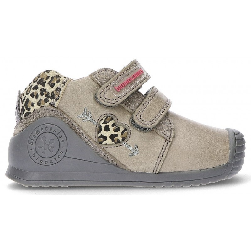 BIOMECANICS BABY GIRLS LEOPARD SHOE 2021 MARENGO