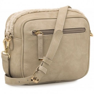 MARIAMARE SAGE MINI CROSSBODY BAG BEIGE