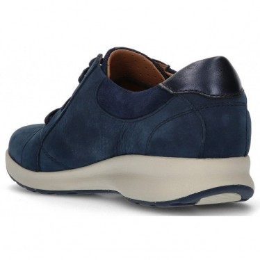 CLARKS UN ADORN LACE SNEAKERS NAVY