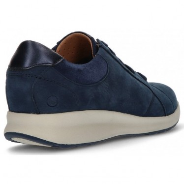 CLARKS UN ADORN LACE SNEAKERS NAVY