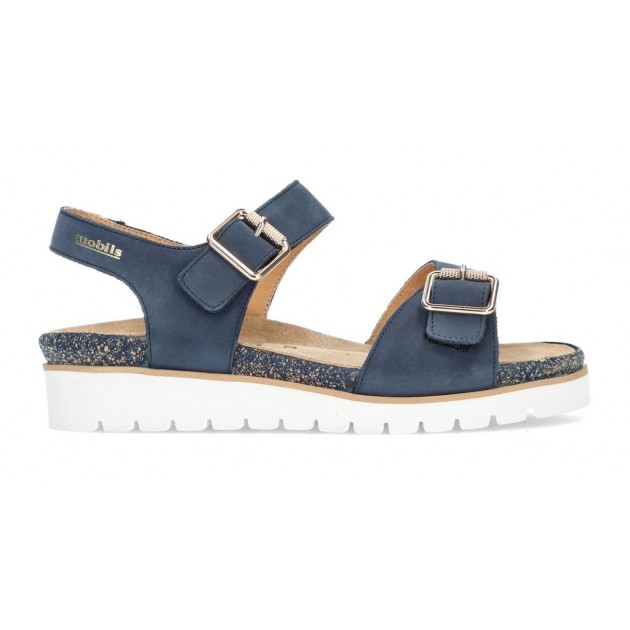 SANDALS MEPHISTO TARINA REMOVABLE INSOLE JEANS_BLUE