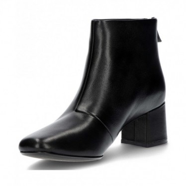 CLARKS SHER55 ZIP ANKLE BOOTS BLACK
