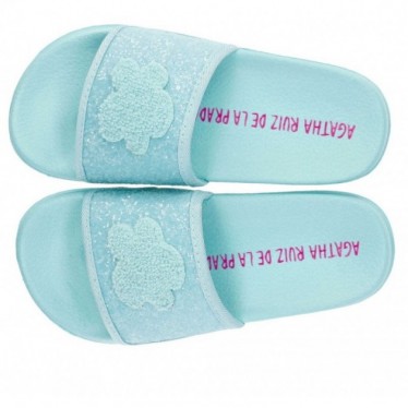 FLIP FLOP GARVALIN AGATHA 222981 FLOWER TURQUESA