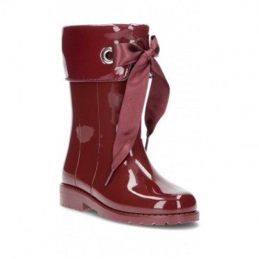 CAMPERA PATENT LEATHER WATER BOOTS W10114 BURDEOS