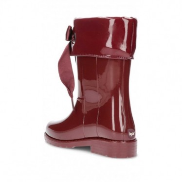 CAMPERA PATENT LEATHER WATER BOOTS W10114 BURDEOS