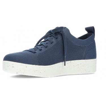 FITFLOP RALLY MULTI-KNIT SNEAKERS NAVY