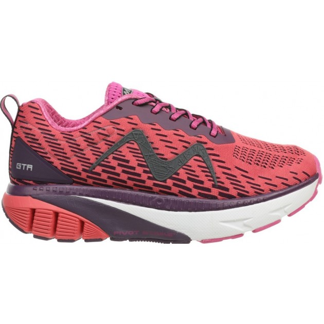 WOMEN'S MBT GTR 1500 LACE UP SHOES RED