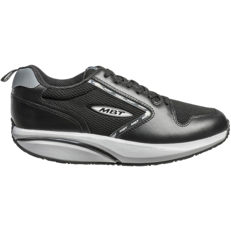 MBT 1997 LEATHER SMU MEN'S SHOES BLACK