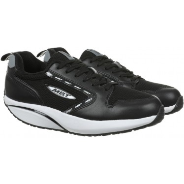 MBT 1997 LEATHER SMU MEN'S SHOES BLACK