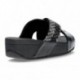 FITFLOP SANDALS LULU SILKY WEAVE BLACK