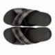 FITFLOP SANDALS LULU SILKY WEAVE BLACK