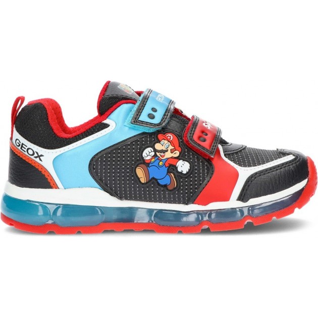 SHOES GEOX J ANDROID J1644A BLACK SHOES GEOX J ANDROID J1644A BLACK