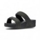 SANDALS FITFLOP LULU ADJUSTABLE SLIDES BLACK