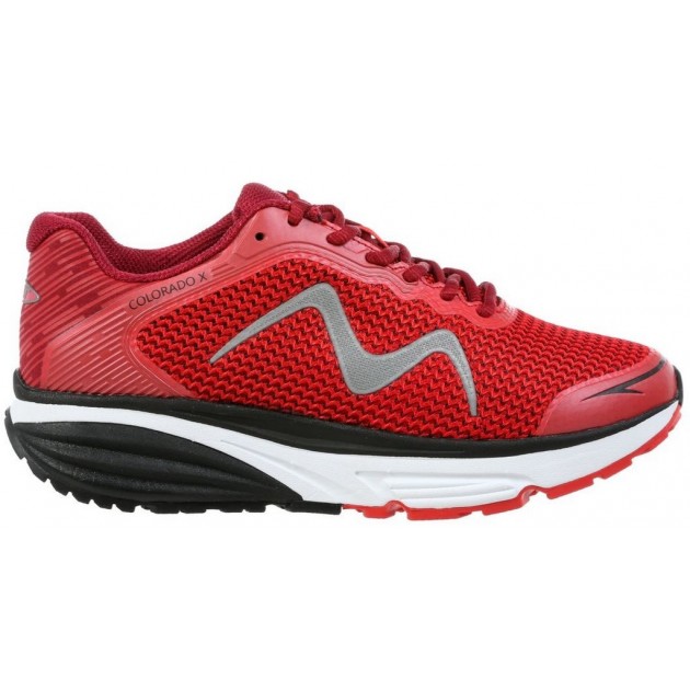 WOMEN'S MBT COLORADO X RUNNING SHOES RED_MARS
