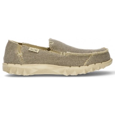 DUDE FARTY BRAIDED M loafers BEIGE