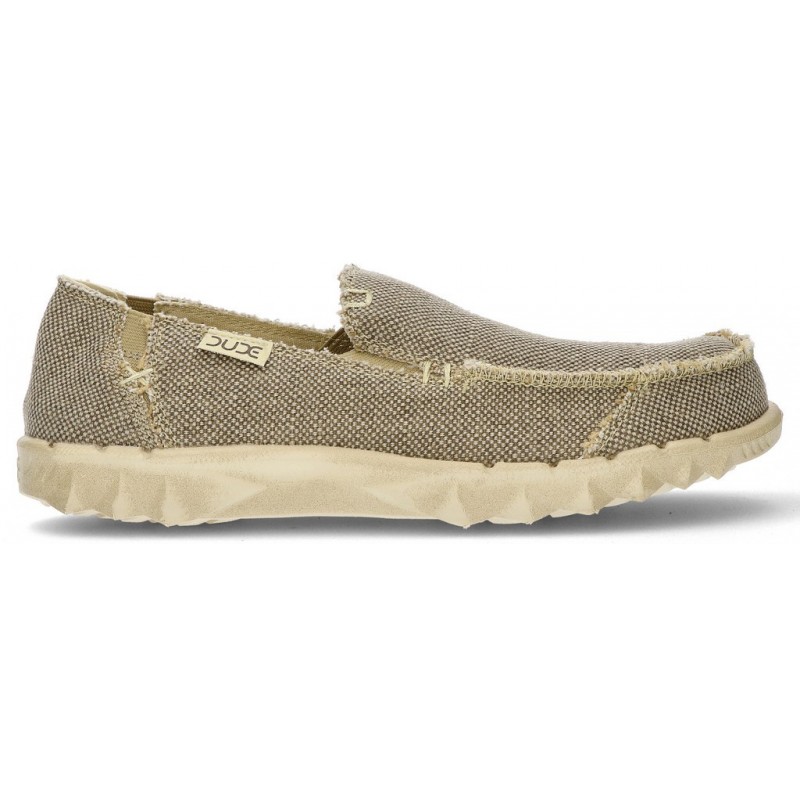 DUDE FARTY BRAIDED M loafers BEIGE