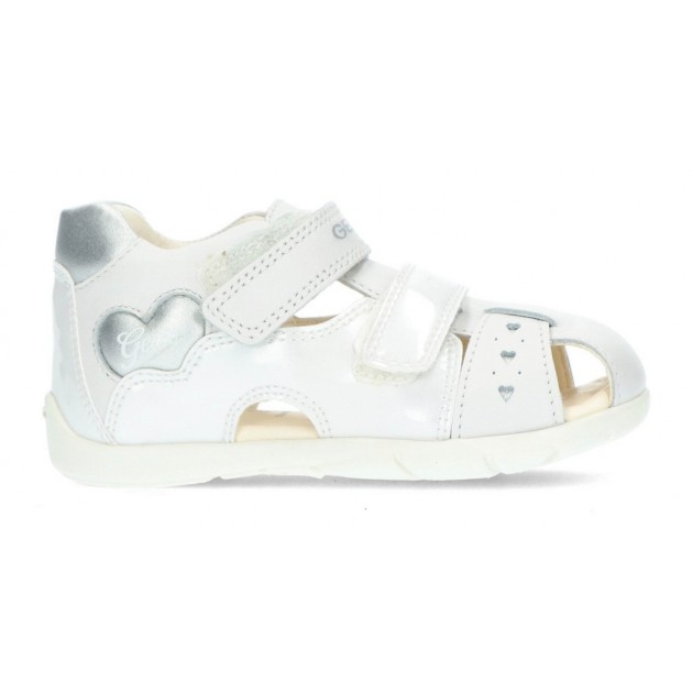 CLOSED SANDAL GEOX BOREALIS J020WB SILVER CLOSED SANDAL GEOX BOREALIS J020WB SILVER