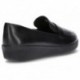 FITFLOP SUPERSKATE FRINGE EI6 MOCCASINS BLACK