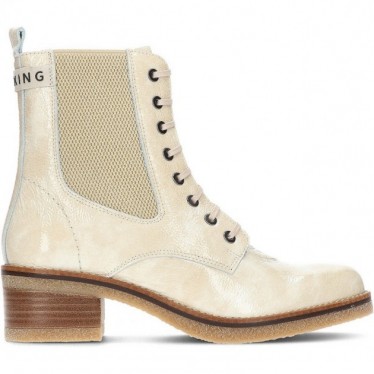 FLUFFY ANKLE BOOTS LUCERO D8866 BLANCO