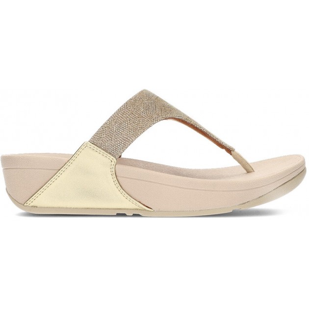 SANDALS FITFLOP LULU GLITZ ET8 PLATINO SANDALS FITFLOP LULU GLITZ ET8 PLATINO