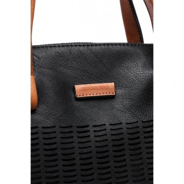 ABBACINO SHOPPER BAG 80564 NEGRO