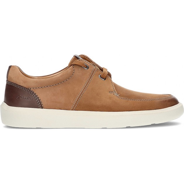 CLARKS CAMBRO LACE NUBUCK SHOES TAN CLARKS CAMBRO LACE NUBUCK SHOES TAN