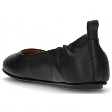 FITFLOP ALLEGRO LEATHER BALLERINAS NEGRO