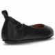 FITFLOP ALLEGRO LEATHER BALLERINAS NEGRO