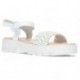 MTNG 48230 BRAIDED SANDAL BLANCO