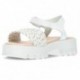 MTNG 48230 BRAIDED SANDAL BLANCO