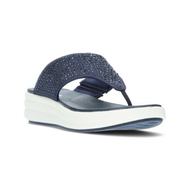 CLARKS DRIFT JAUNT SANDALS NAVY