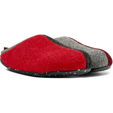 SLIPPERS CAMPER TWINS K100824 RED