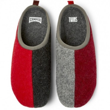 SLIPPERS CAMPER TWINS K100824 RED
