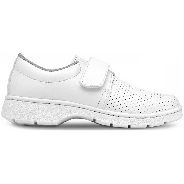 MICRO-PERFORATED MEDI WORK SHOES 21010P BLANCO