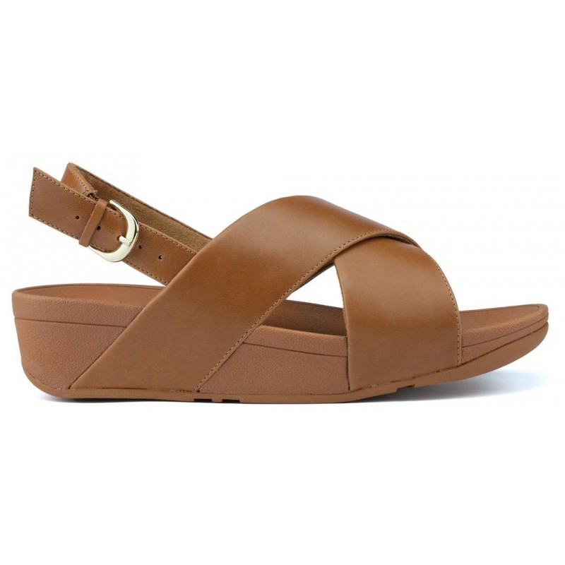 SANDALS FITFLOP LULU CROSS BACK STRAP K03 CARAMEL