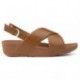 SANDALS FITFLOP LULU CROSS BACK STRAP K03 CARAMEL