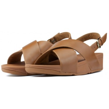 SANDALS FITFLOP LULU CROSS BACK STRAP K03 CARAMEL