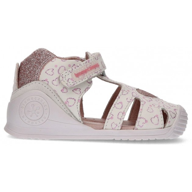 BIOMECANICS HEART SANDALS BLANCO