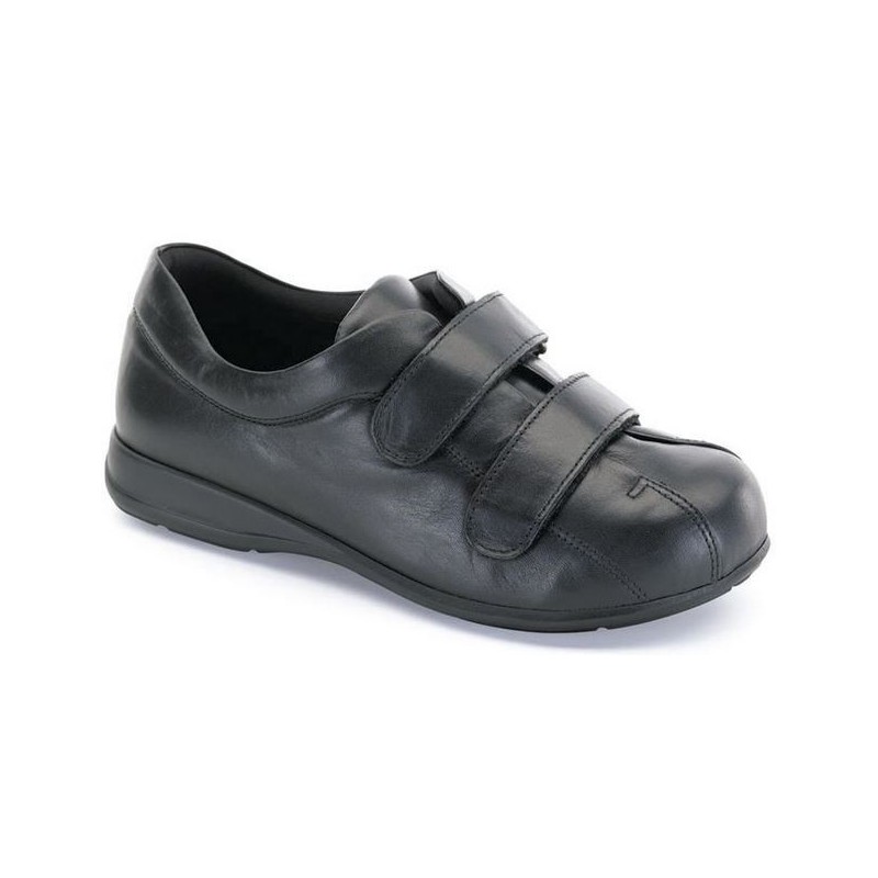 Unisex Velcro CALZAMEDI diabetic foot NEGRO