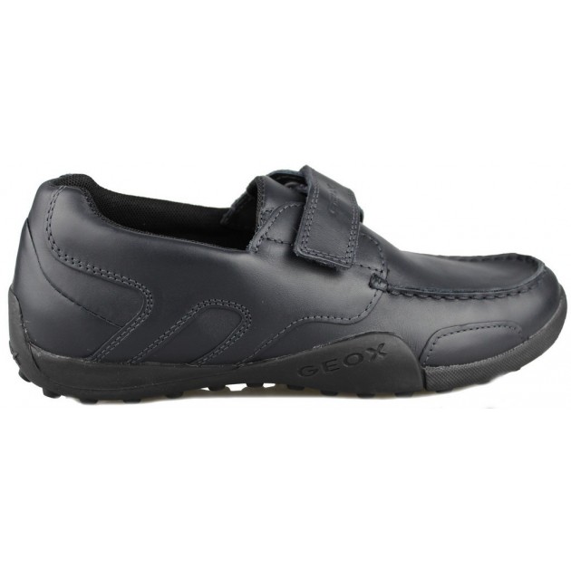 GEOX moccasin schoolboy with velcro MARINO