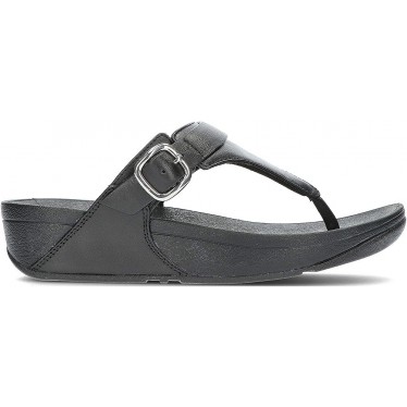 LULU ADJUSTABLE FITFLOP SANDALS BLACK