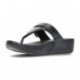 LULU ADJUSTABLE FITFLOP SANDALS BLACK