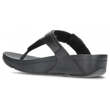 LULU ADJUSTABLE FITFLOP SANDALS BLACK