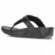 LULU ADJUSTABLE FITFLOP SANDALS BLACK