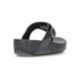 LULU ADJUSTABLE FITFLOP SANDALS BLACK