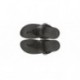 LULU ADJUSTABLE FITFLOP SANDALS BLACK